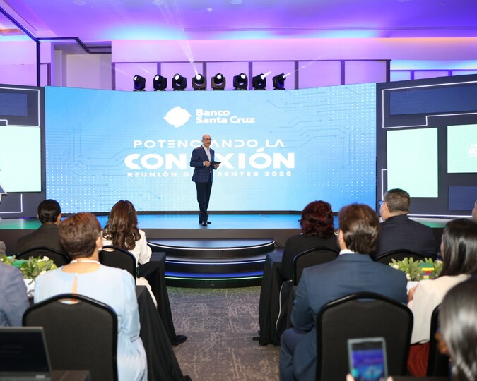 Fausto Pimentel Peña, presidente ejecutivo, durante el evento