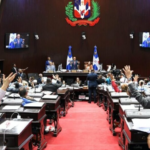 Sesión de la Cámara de Diputados en el Congreso Nacional durante la votación de los préstamos del Poder Ejecutivo)