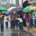 Alerta meteorológica: INDOMET advierte fuertes lluvias por vaguada