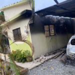 En La Vega Familia sobrevive milagrosamente tras incendio provocado en su hogar