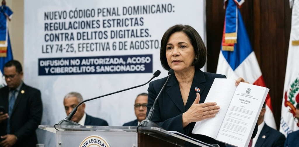 Ilustracion sobre telefonia movil y delitos digitales regulados por el nuevo Codigo Penal de la Republica Dominicana.