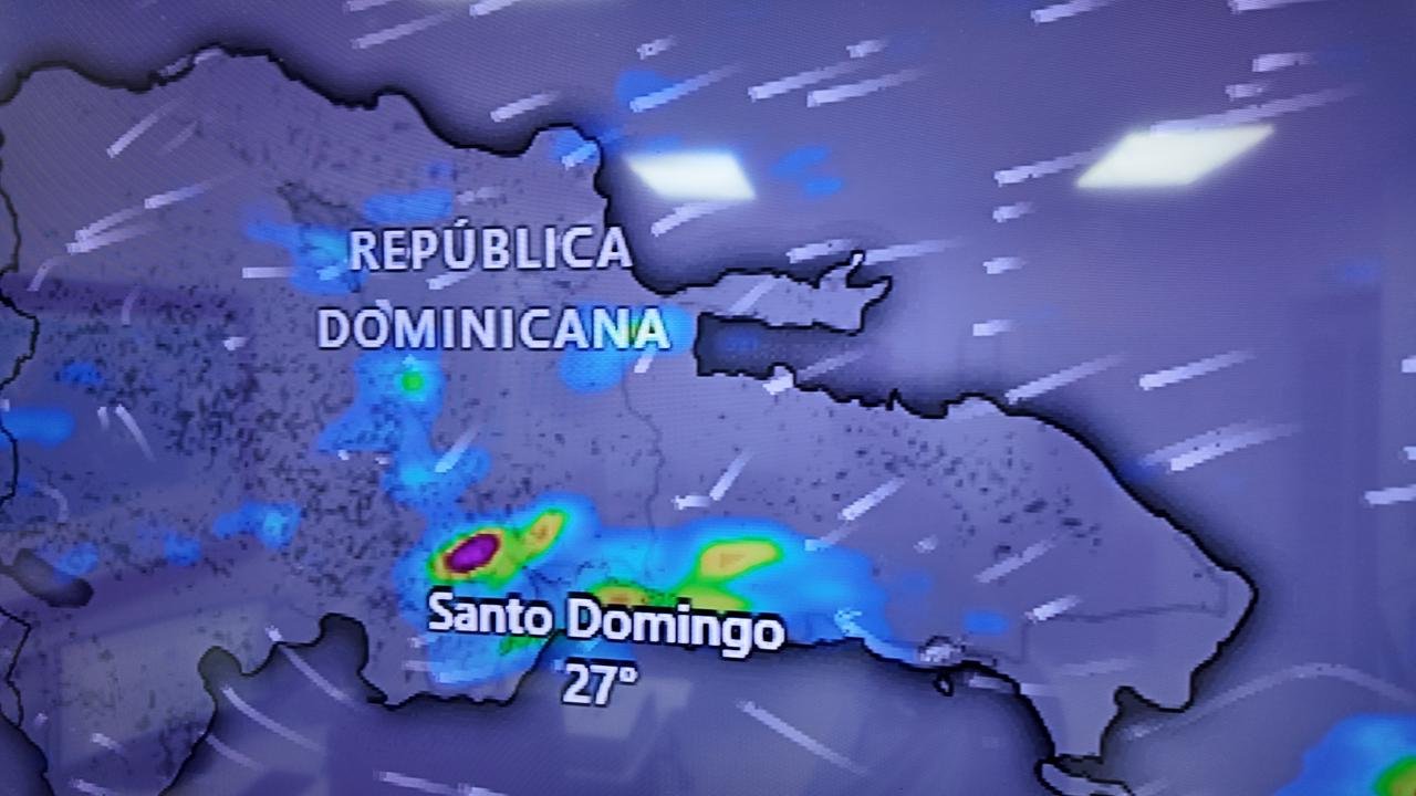 Vaguada provocará aguaceros y tormentas eléctricas este fin de semana en República Dominicana