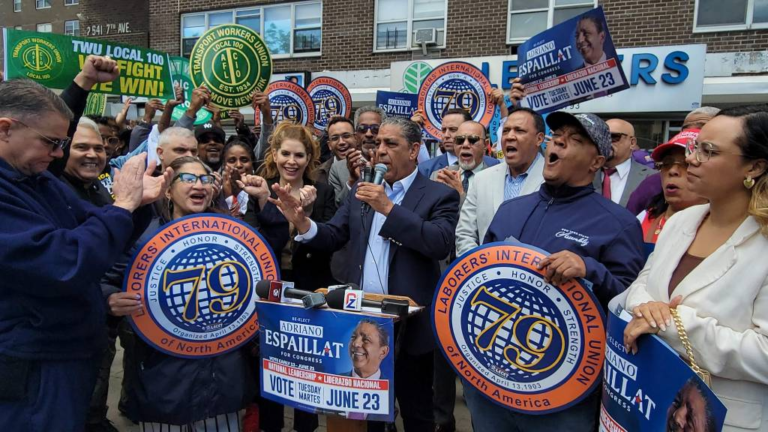 Adriano Espaillat respaldo sindicatos Nueva York.