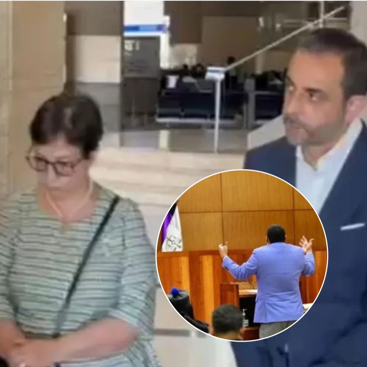 Exterior del Palacio de Justicia de Ciudad Nueva, Santo Domingo, sede de las audiencias de los casos Jet Set y Coral este lunes 15 de junio de 2026.