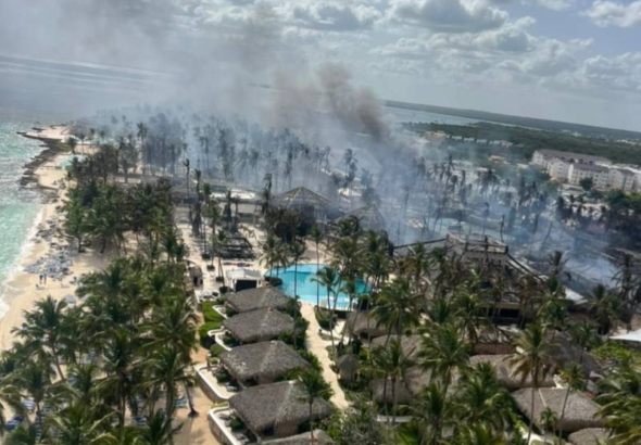 : Incendio hotel Bayahíbe