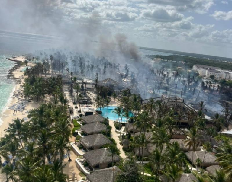 : Incendio hotel Bayahíbe