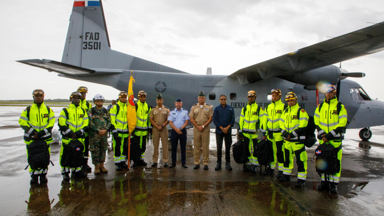 RD despliega contingente militar del CEMED hacia Venezuela por Operación Quisqueya Solidaria 2026