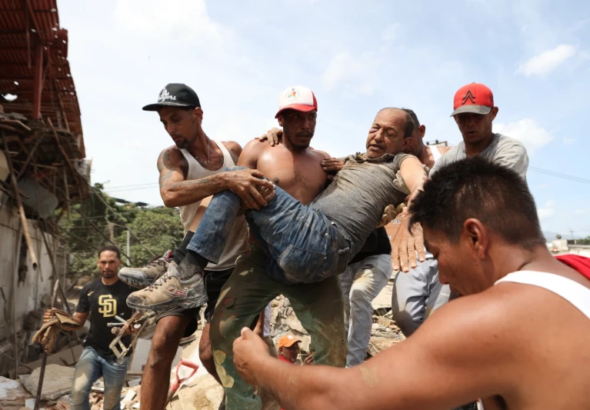 Tragedia en Venezuela: Suman 235 los muertos por potentes terremotos mientras buscan sobrevivientes entre los escombros