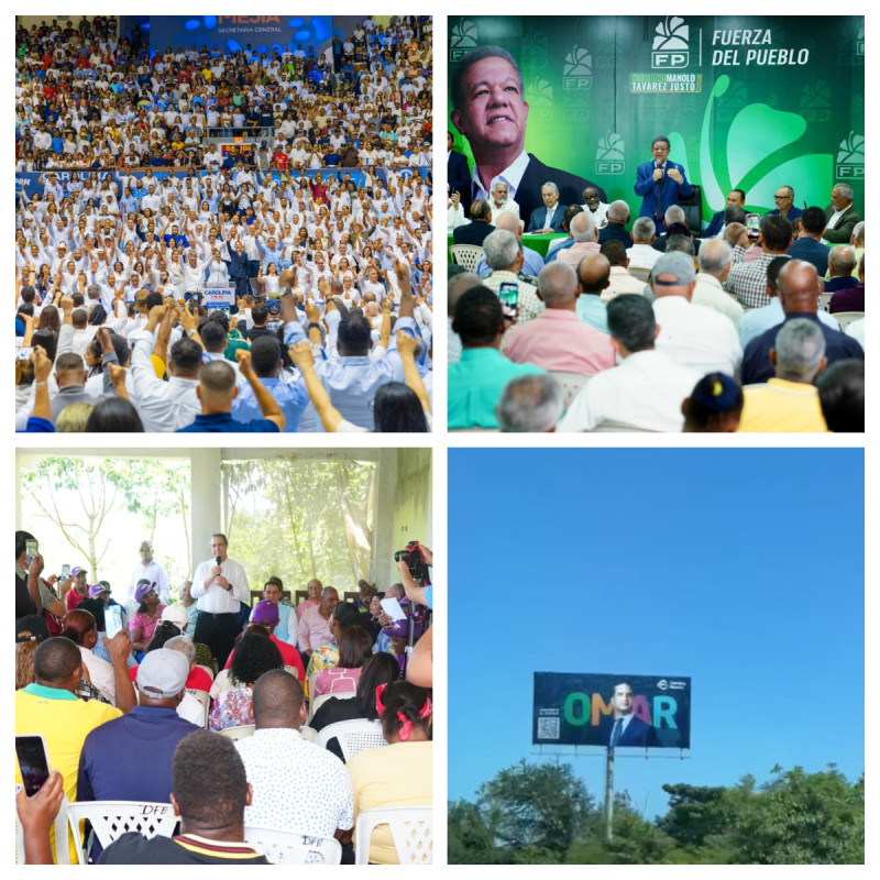 Dirigentes de diferentes partidos politicos participan en asambleas y actividades de proselitismo electoral a destiempo para Noticias en Línea RD.