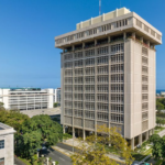 Fachada institucional de la sede del Banco Central de la Republica Dominicana para el informe de inflacion en Noticias en Línea RD.