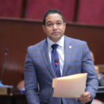 La curul del Congreso Nacional mientras el diputado Rafael Perez renuncia a la Fuerza del Pueblo para Noticias en Línea RD.