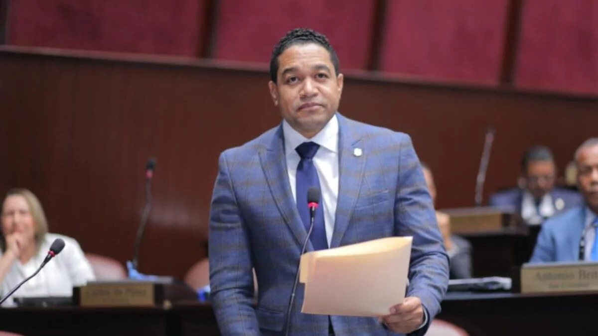 La curul del Congreso Nacional mientras el diputado Rafael Perez renuncia a la Fuerza del Pueblo para Noticias en Línea RD.