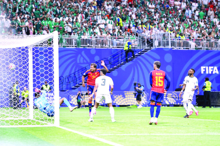 Mikel Oyarzabal de Espana celebra gol en el Mundial de la FIFA 2026