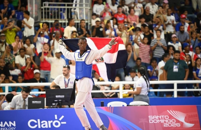 RD conquista dos medallas de oro en menos de dos horas en los JCC 2026