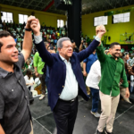 Juventud de la Fuerza del Pueblo desborda el Club San Carlos con Leonel Fernández y exige respeto a la vida