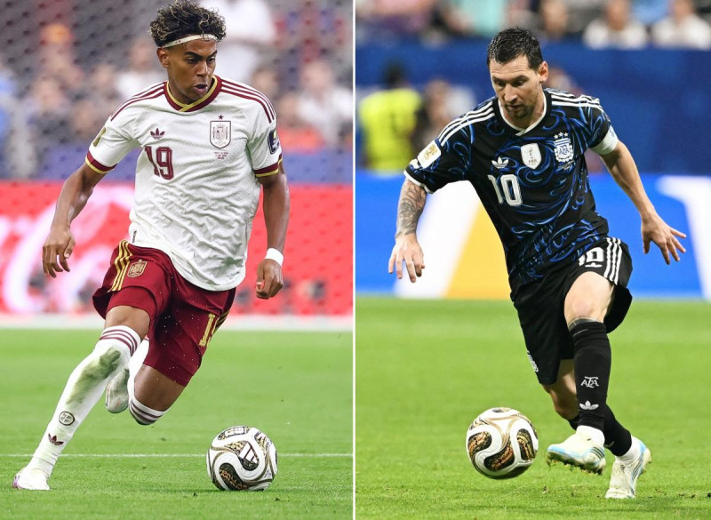 Argentina vs España, Lionel Messi Lamine Yamal, show de entretiempo Chris Martin, Donald Trump MetLife Stadium, campeón del mundo 2026.