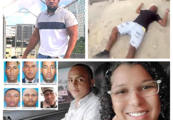 Agentes de la Policía Nacional dominicana patrullando durante un operativo de seguridad ciudadana.