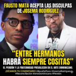 Los actores de comedia dominicanos Fausto Mata y José Manuel Rodríguez "Josema" sonriendo juntos en un evento público antes de su reciente malentendido