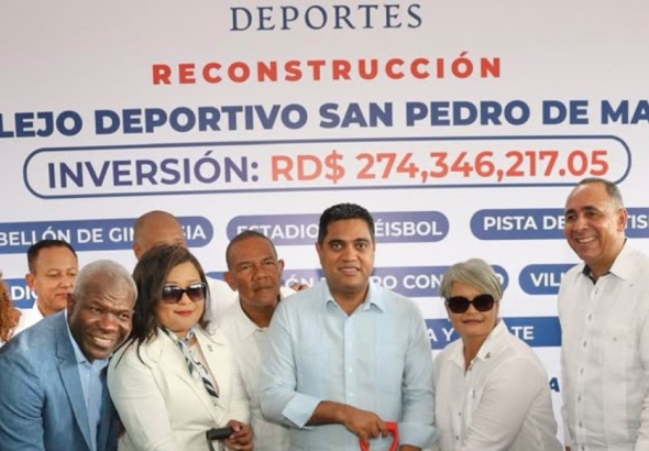Reconstruyen Complejo Deportivo de San Pedro de Macorís con inversión de RD$274 millones