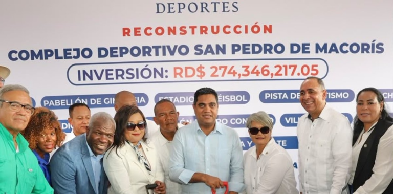 Reconstruyen Complejo Deportivo de San Pedro de Macorís con inversión de RD$274 millones