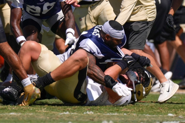 Histórica multa de la NFL a Cowboys y Saints por violenta pelea en práctica