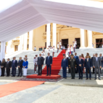 Presidente Abinader recibe en el Palacio Nacional al presidente de Honduras Nasry Asfura Zablah