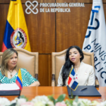 Yeni Berenice y fiscal de Colombia firman pacto histórico contra la trata de personas