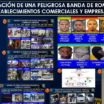 Desmantelan banda dedicada a millonarios robos en comercios y cajeros automáticos del país