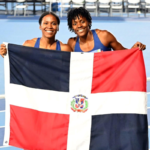 Marileidy Paulino y Anabel Medina listas para competir en el Estadio Olímpico.