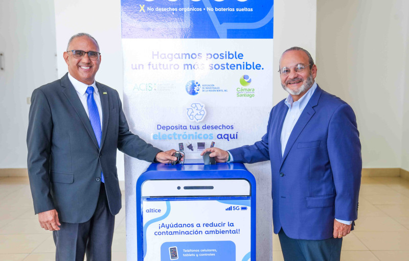 Revolución ecológica en Santiago: Altice y el sector empresarial del Cibao lanzan plan masivo de reciclaje tecnológico.