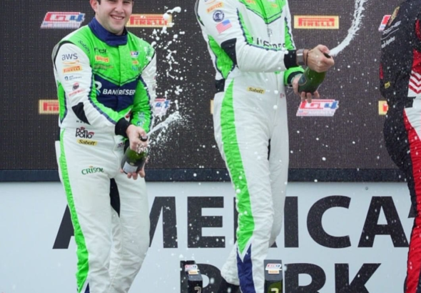 ¡Hazaña bajo el agua! El dominicano Jimmy Llibre conquista un épico segundo lugar en el peligroso circuito de Road America