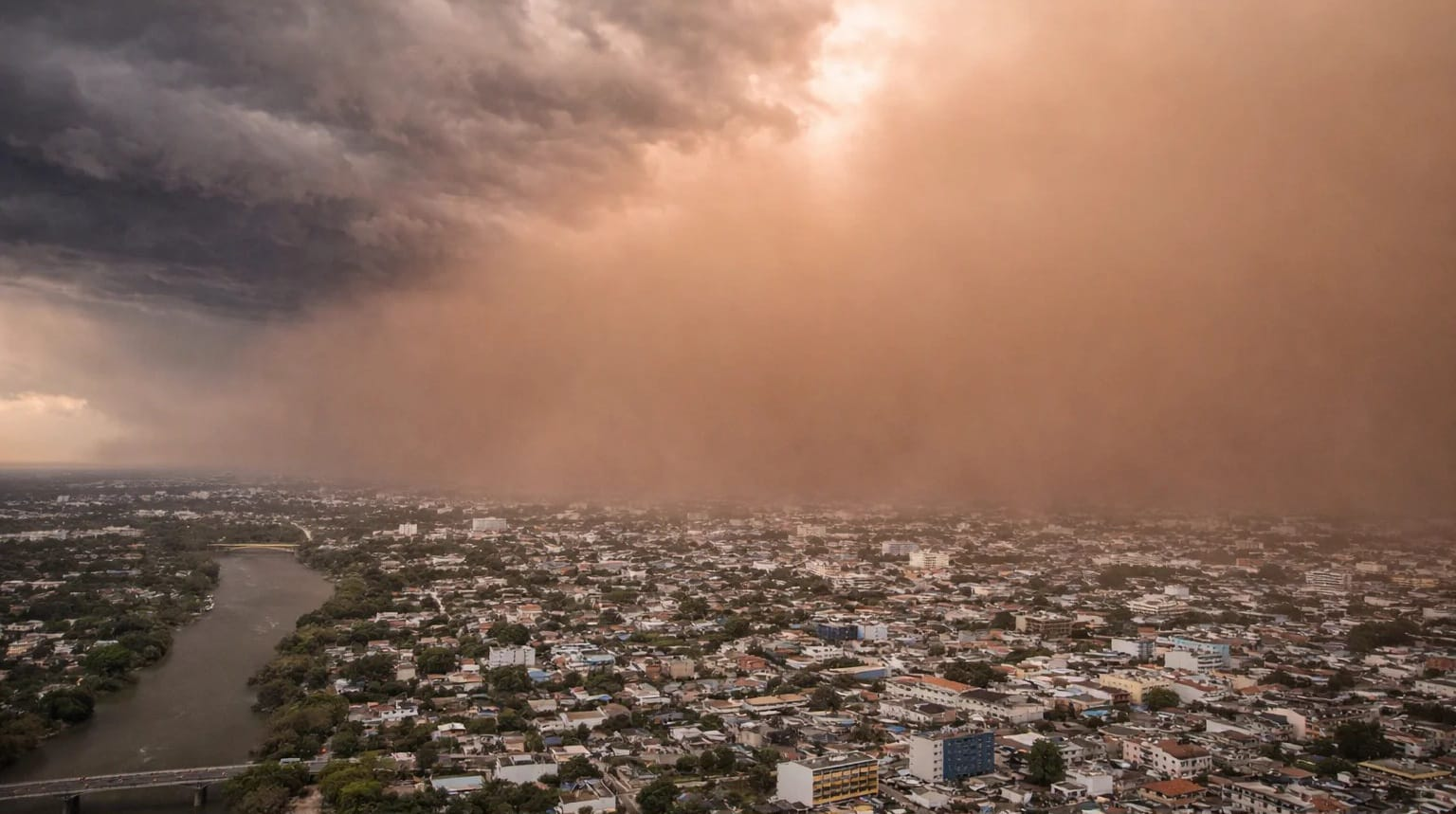 Domingo de extremos: Polvo del Sahara teñirá el cielo de gris y una vaguada desatará fuertes tronadas esta tarde