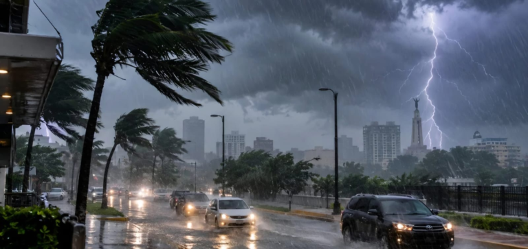 INDOMET amplía alertas por fuertes lluvias e inundaciones