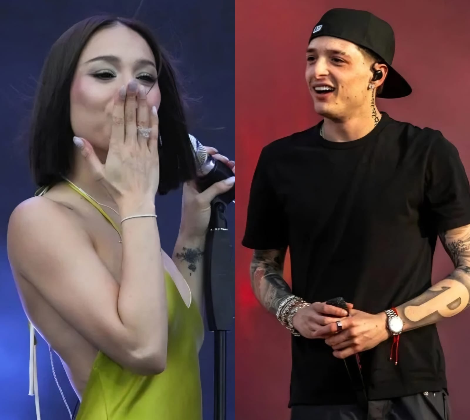 Danna y Peso Pluma sorprenden juntos en la Fashion Week de Nueva York
