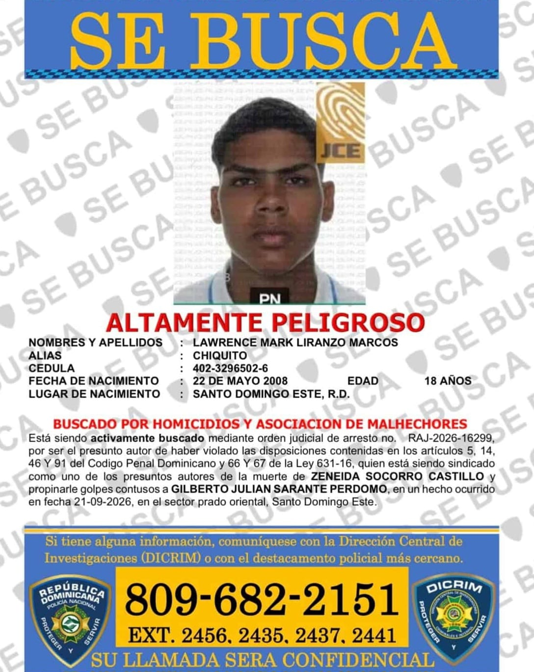 Arrestan a “Chiquito”, cuarto implicado en caso Julián Oro Duro