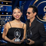¡Triunfo express en España! Ángela Aguilar y Marc Anthony ganan "La Mejor Mezcla" en Premios Juventud 2026