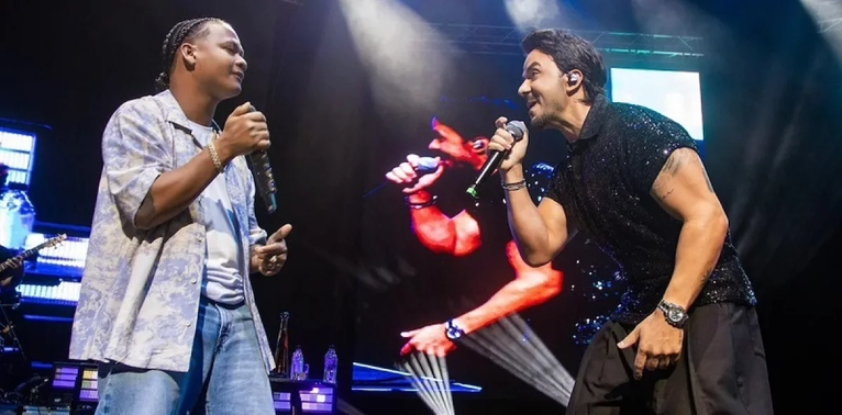 Dalvin La Melodía canta con Luis Fonsi en Miami