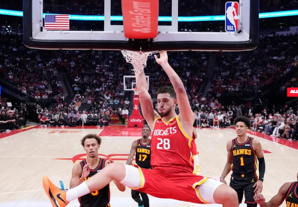 Rockets siguen invictos tras vencer 120-110 a los Hawks con 29 puntos de Sengun