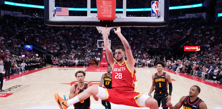 Rockets siguen invictos tras vencer 120-110 a los Hawks con 29 puntos de Sengun
