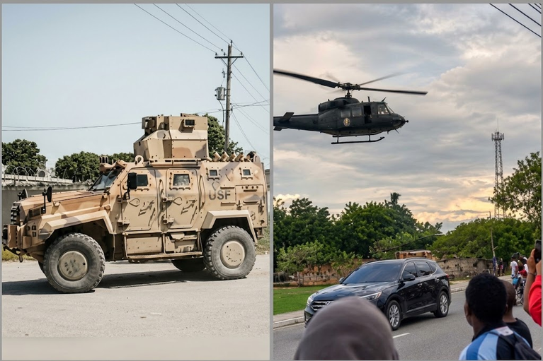 Bukele envía blindados y helicópteros a Haití para rescatar a cuatro militares