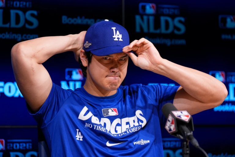 Dodgers vs Bravos: Ohtani confiesa dolencias antes del juego 1