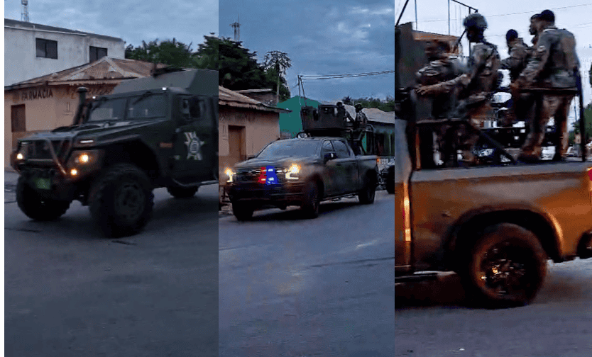 Blindaje fronterizo: Unidades tácticas y vehículos blindados vigilan la línea divisoria tras incidentes en el vecino país